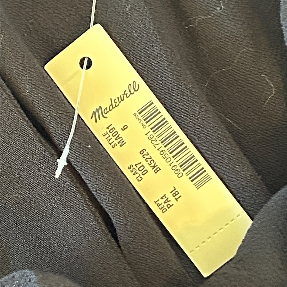 MADEWELL SMOCKED TANK JUMPSUIT WITH POCKETS AND WIDE LEG NEW WITH TAGS SZ 6 - Picture 6 of 15